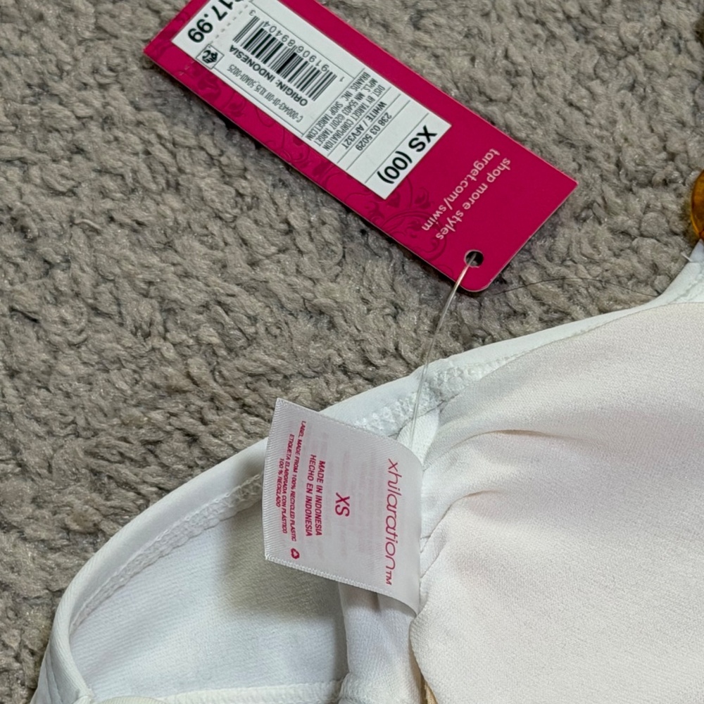 White Ruffle Bikini Top - Picture 3 of 3